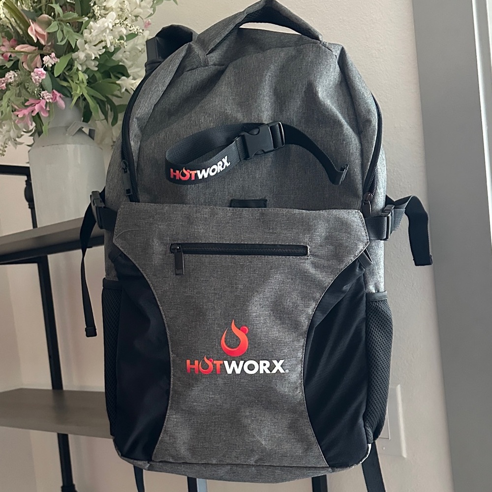 Hotworx Gray and Black Backpack